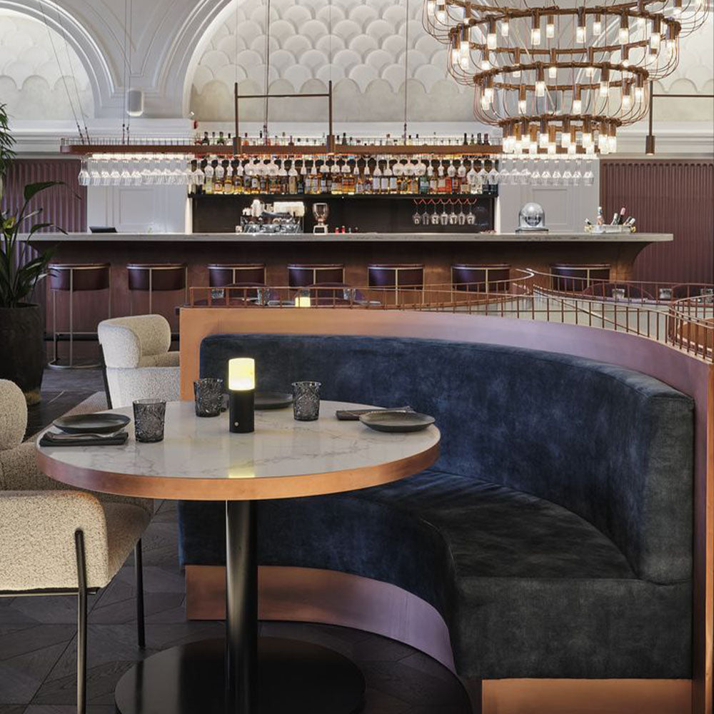 HUALIN Luxury restaurant hotel sofa booth customization