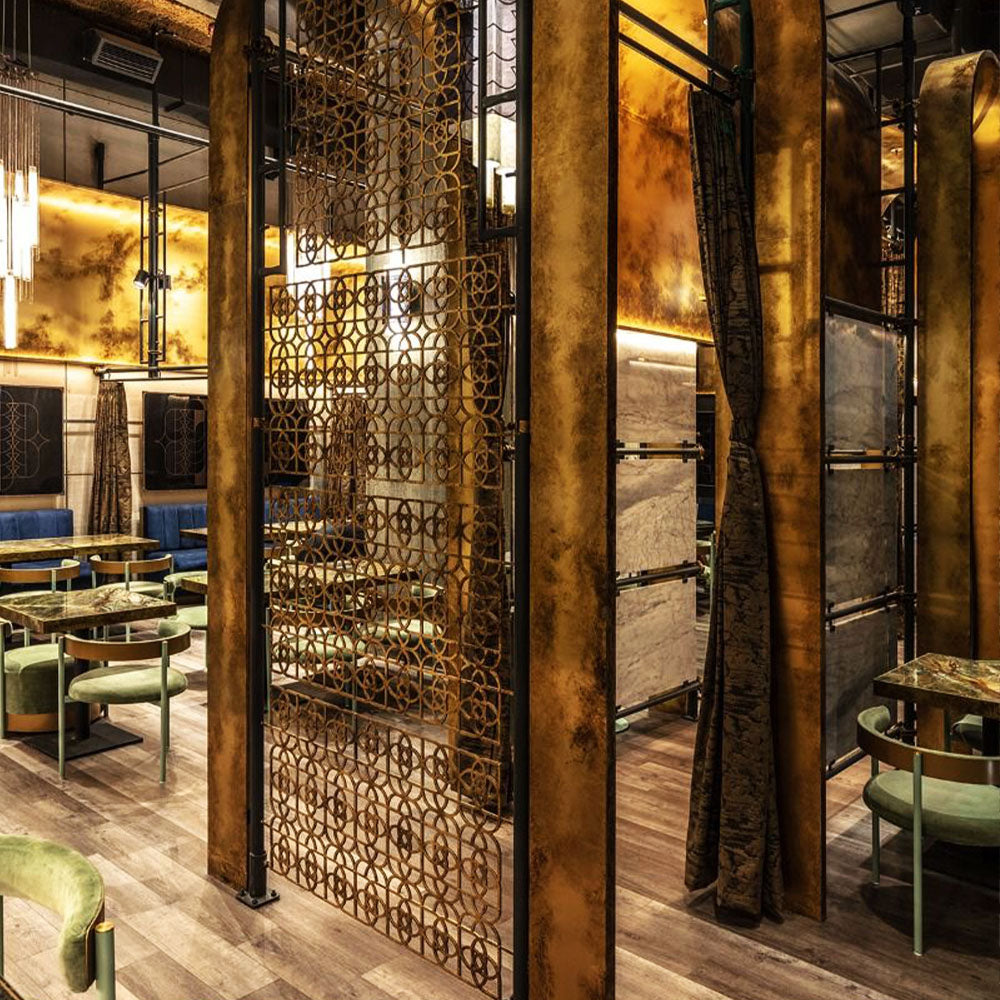 HUALIN Modern style hotel restaurant partition decorative screen dining area separation beautification