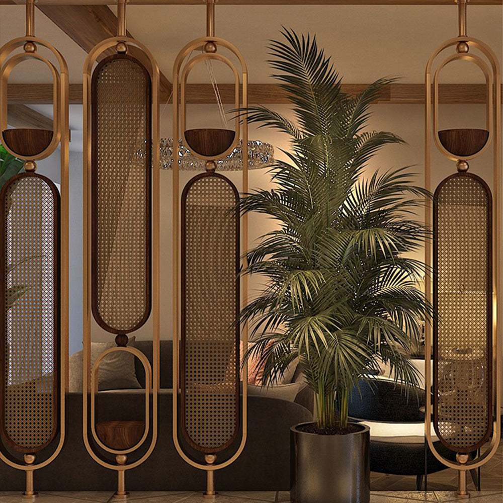 HUALIN Modern style hotel restaurant partition decorative screen dining area separation beautification