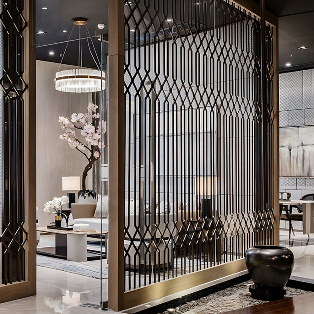 HUALIN Modern style hotel restaurant partition decorative screen dining area separation beautification