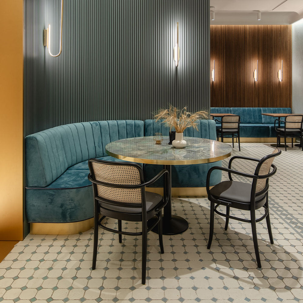 HUALIN Luxury restaurant hotel sofa booth customization