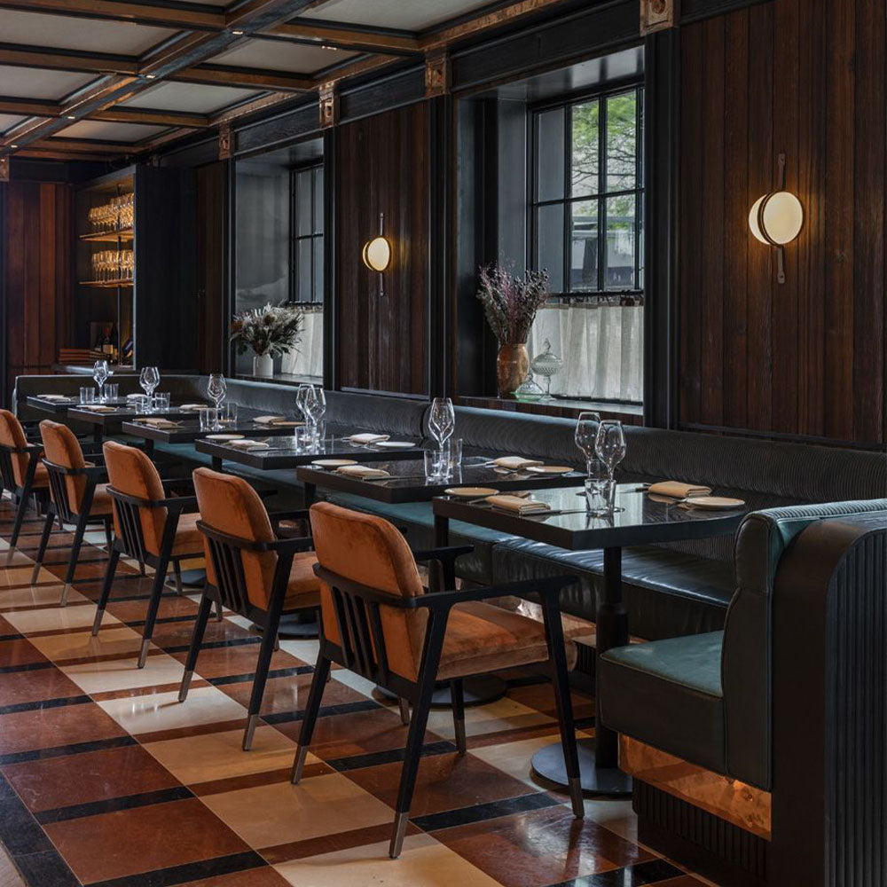 HUALIN Luxury restaurant hotel sofa booth customization