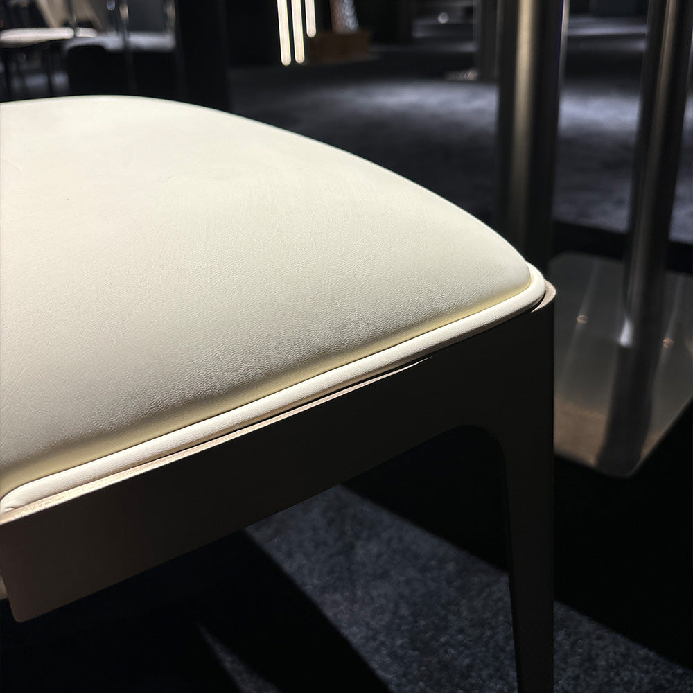 HUALIN Modern style theme restaurant luxury marble dining table with stainless steel legs, customizable size and color