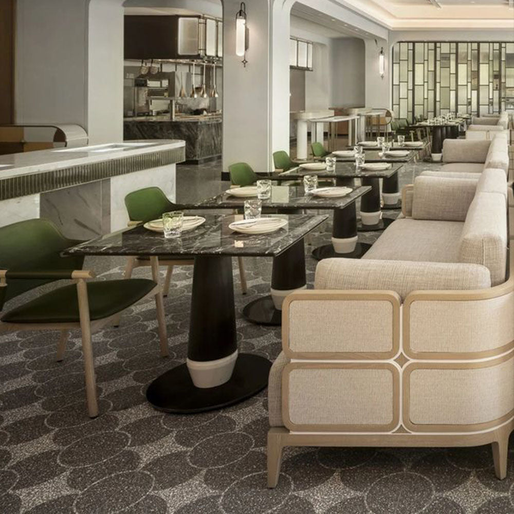 HUALIN Luxury restaurant hotel sofa booth customization