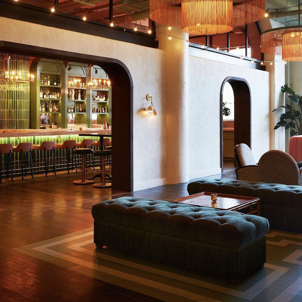 HUALIN Luxury restaurant hotel sofa booth customization