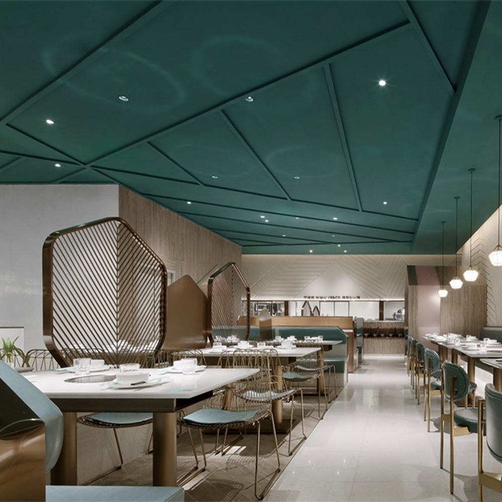 HUALIN Luxurious sintered stone dining tables, solid wood dining tables, dining chairs and comfortable booths. Customizable materials, colors and sizes