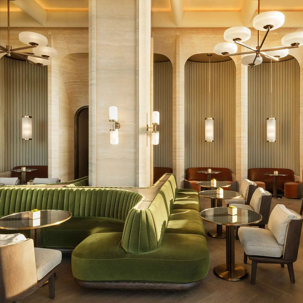 HUALIN Luxury restaurant hotel sofa booth customization