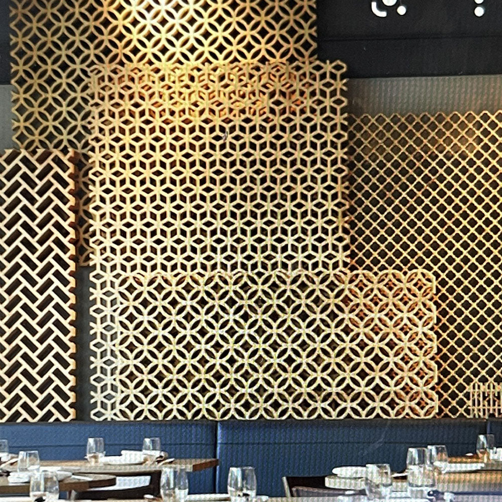HUALIN Modern style hotel restaurant partition decorative screen dining area separation beautification