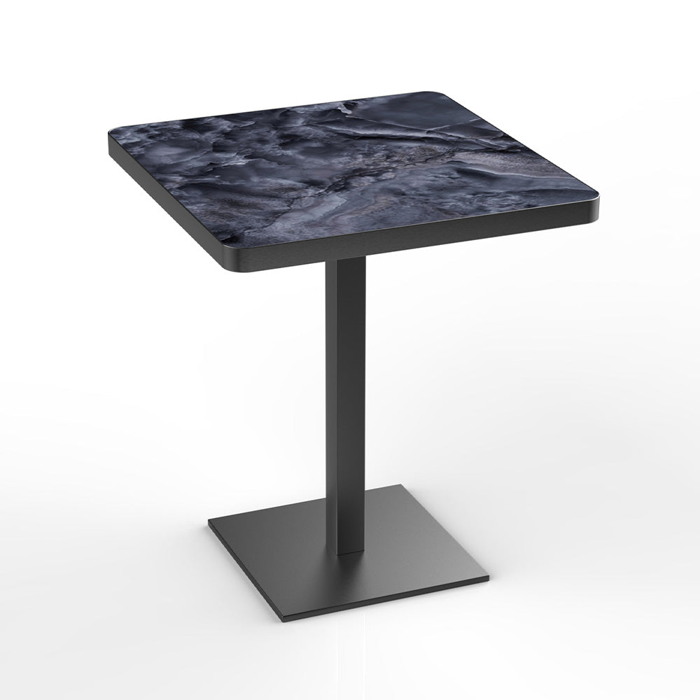 HUALIN Modern style restaurant stone pattern luxury rock slab dining table sintered stone dining table custom sizes and colors