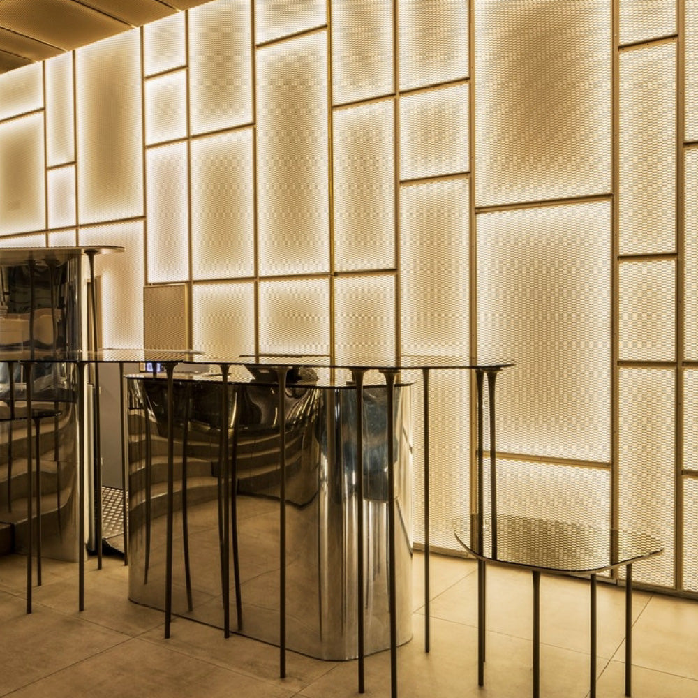 HUALIN Modern style hotel restaurant partition decorative screen dining area separation beautification