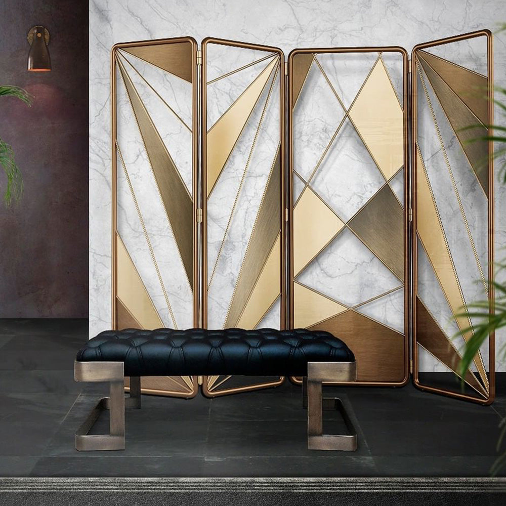 HUALIN Modern style hotel restaurant partition decorative screen dining area separation beautification