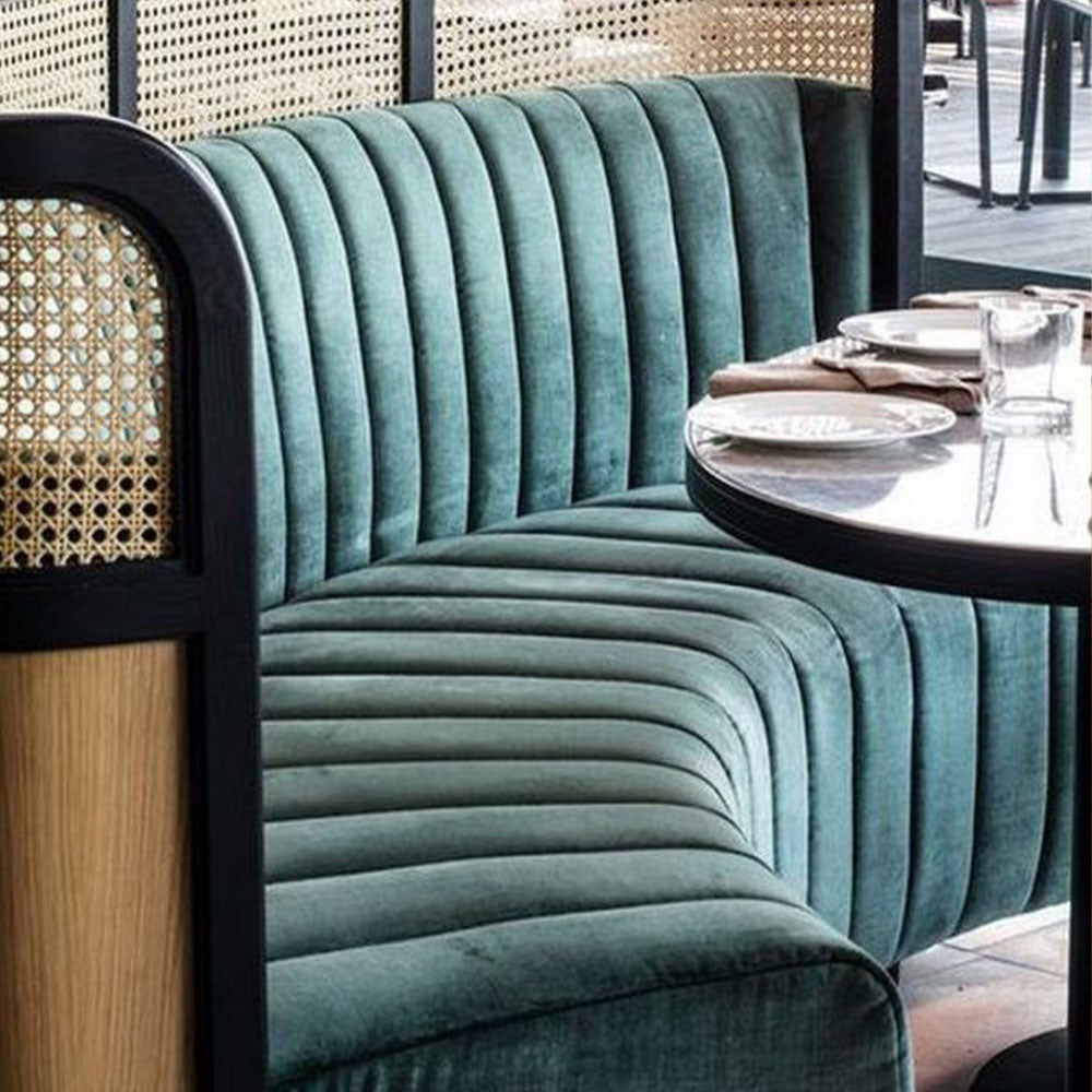 HUALIN Luxury restaurant hotel sofa booth customization