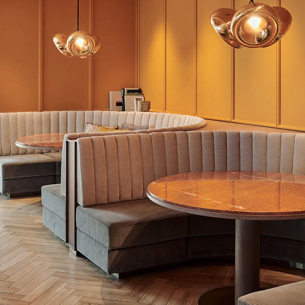 HUALIN Luxury restaurant hotel sofa booth customization