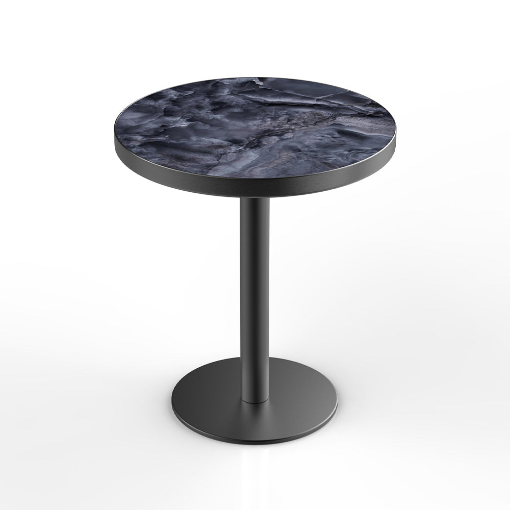 HUALIN Modern style restaurant stone pattern luxury rock slab dining table sintered stone dining table custom sizes and colors