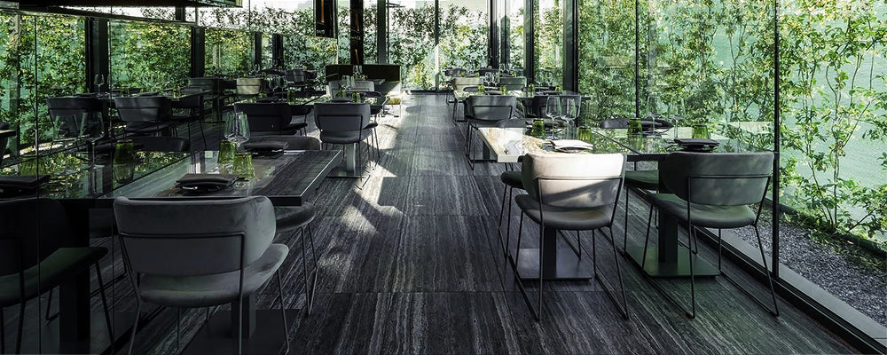 Restaurant tables and chairs