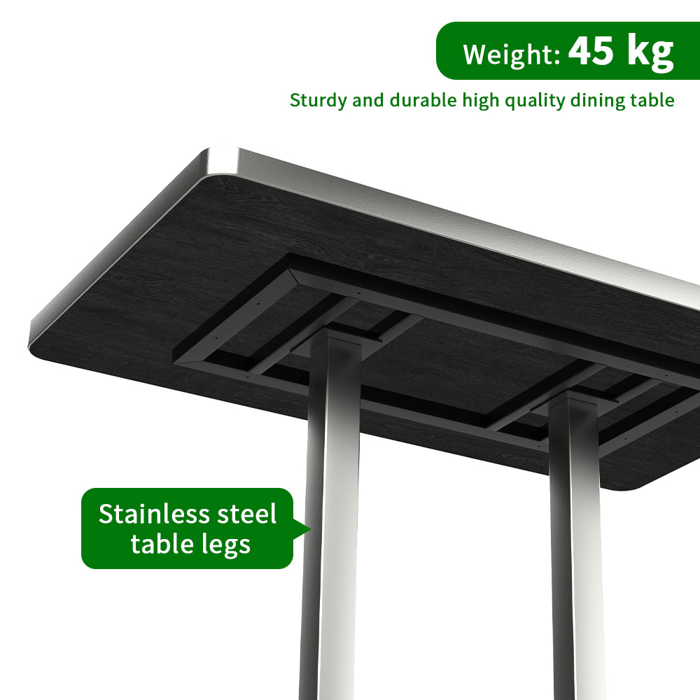 HUALIN Hotel theme restaurant luxury sintered stone dining table, marble dining table, customizable size and color