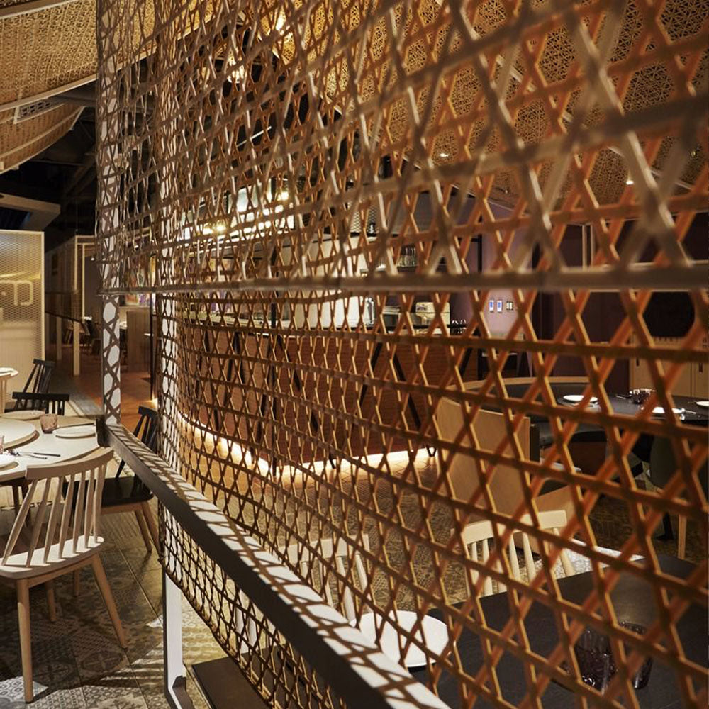 HUALIN Modern style hotel restaurant partition decorative screen dining area separation beautification