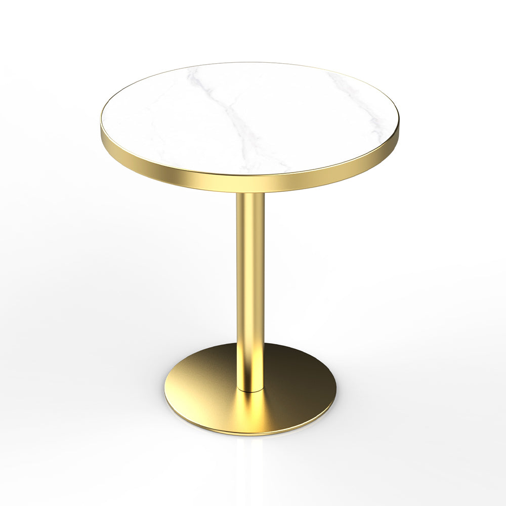 HUALIN Restaurant Luxury Sintered Stone Ceramic Dining Table And Chair Comfortable Booth