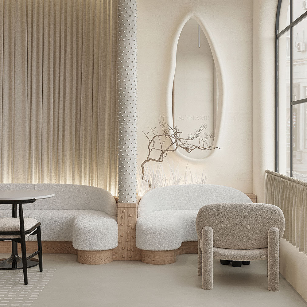 HUALIN Luxury restaurant hotel sofa booth customization