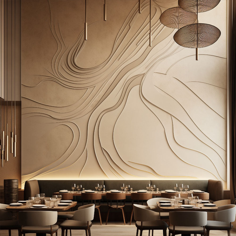 HUALIN Modern style hotel restaurant partition decorative screen dining area separation beautification