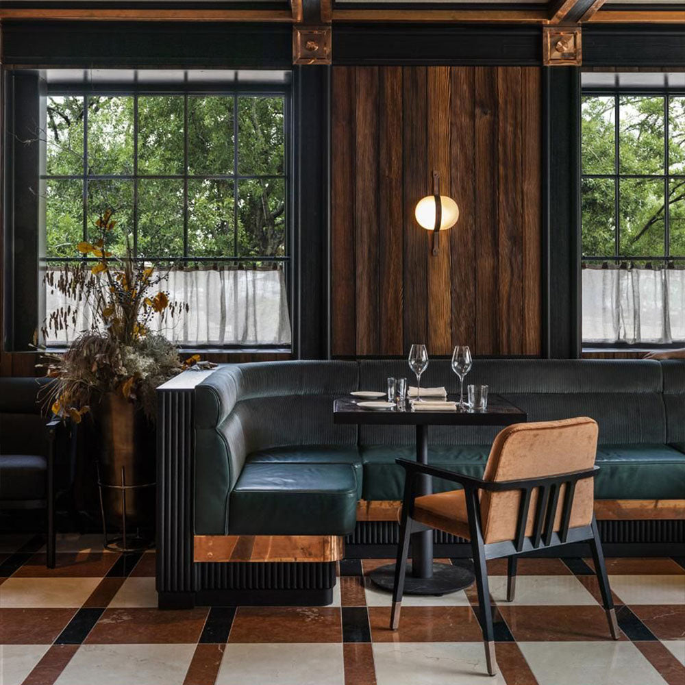 HUALIN Luxury restaurant hotel sofa booth customization