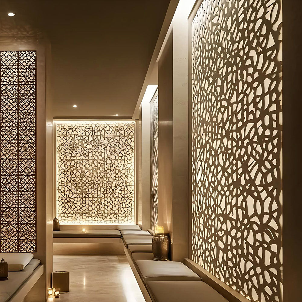 HUALIN Modern style hotel restaurant partition decorative screen dining area separation beautification