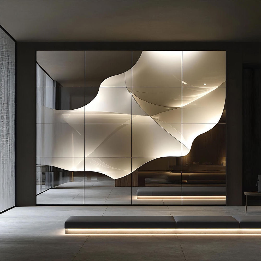 HUALIN Modern style hotel restaurant partition decorative screen dining area separation beautification