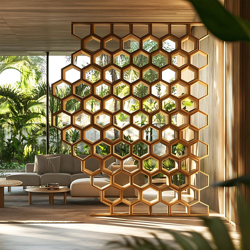 HUALIN Modern style hotel restaurant partition decorative screen dining area separation beautification