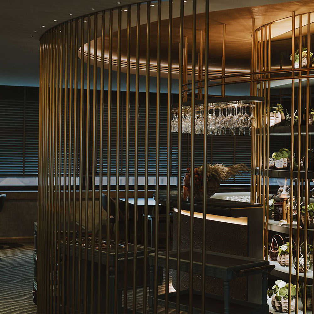HUALIN Modern style hotel restaurant partition decorative screen dining area separation beautification