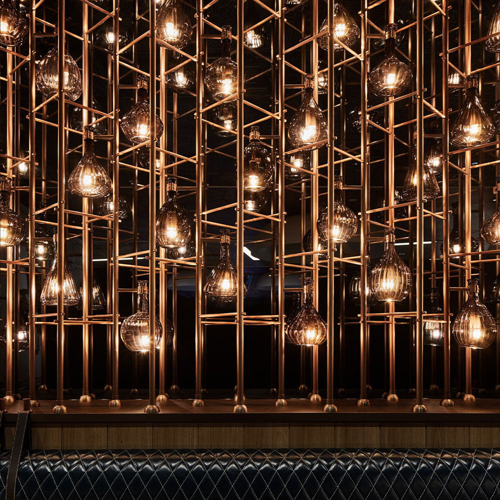 HUALIN Modern style hotel restaurant partition decorative screen dining area separation beautification