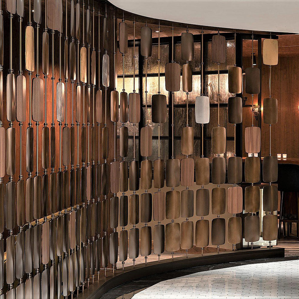 HUALIN Modern style hotel restaurant partition decorative screen dining area separation beautification