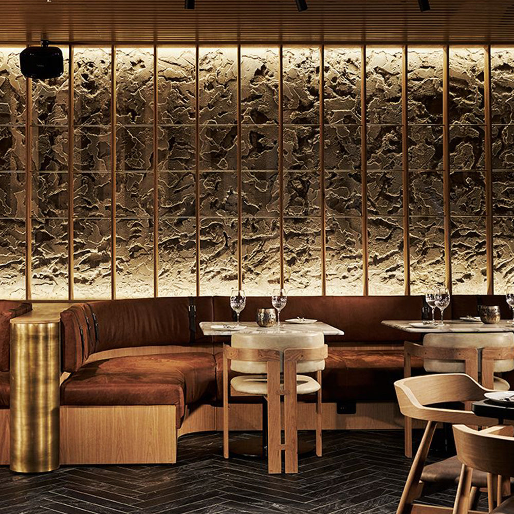 HUALIN Modern style hotel restaurant partition decorative screen dining area separation beautification
