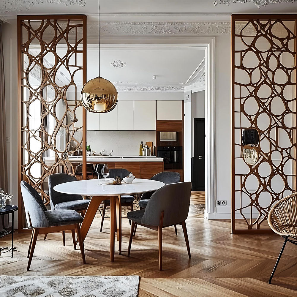 HUALIN Modern style hotel restaurant partition decorative screen dining area separation beautification