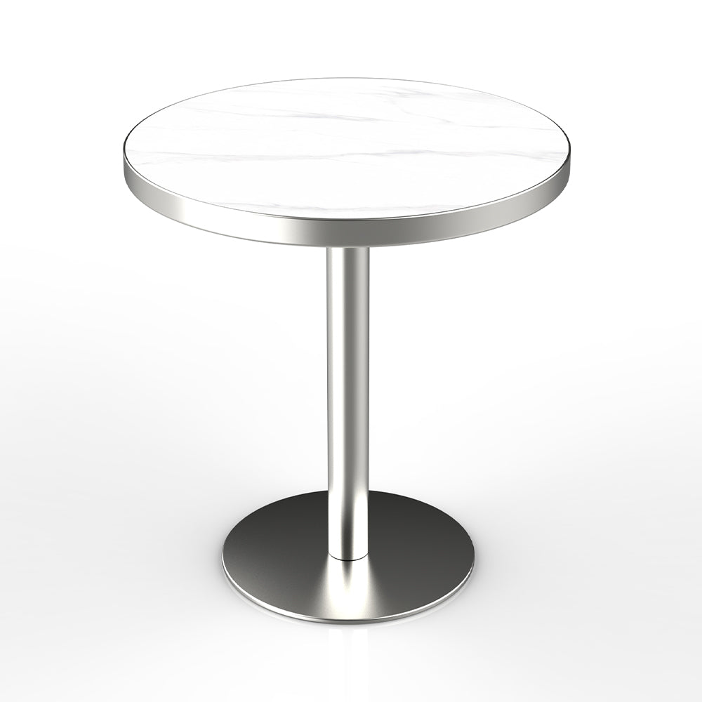 HUALIN Restaurant luxury sintered stone ceramic dining table with comfortable chair