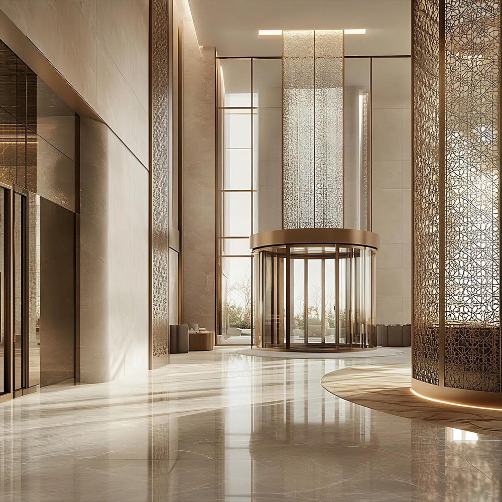 HUALIN Modern style hotel restaurant partition decorative screen dining area separation beautification