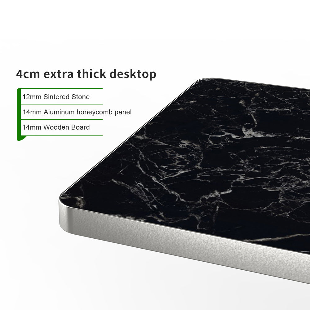 HUALIN Modern style theme restaurant luxury sintered stone dining table, marble dining table batch customization color and size can be customized