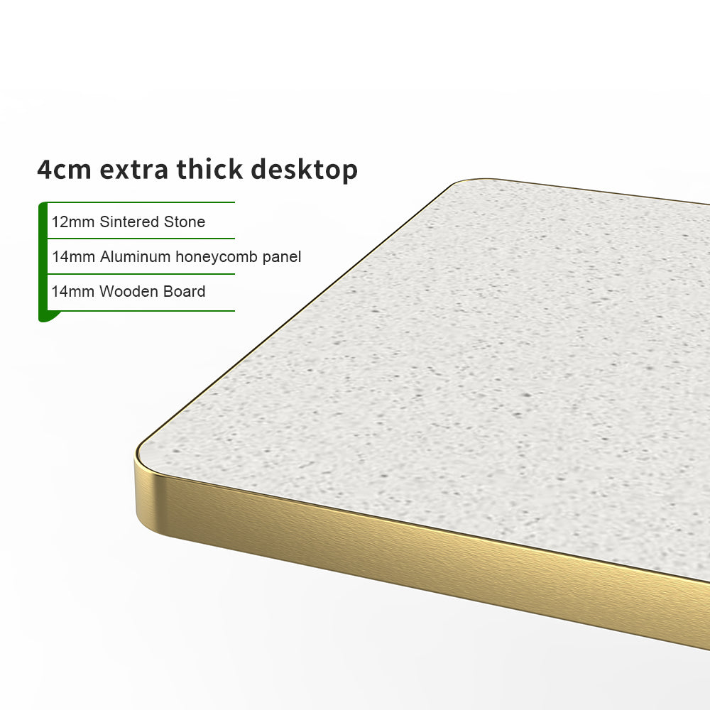 HUALIN Modern style theme restaurant luxury sintered stone dining table, marble dining table batch customization color and size can be customized