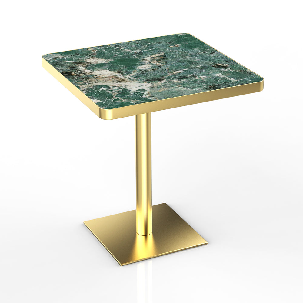 HUALIN Restaurant luxury sintered stone dining table with comfortable chairs, customizable material, color and size