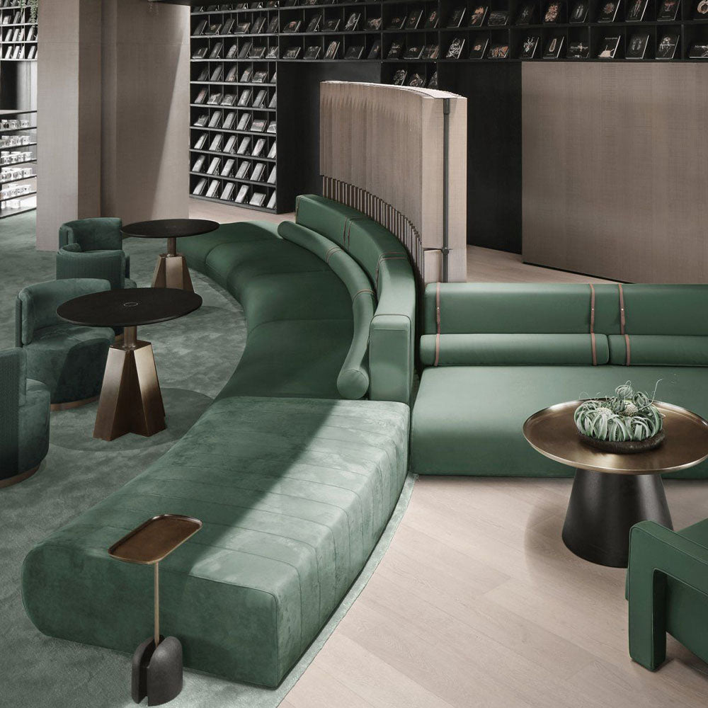 HUALIN Luxury restaurant hotel sofa booth customization