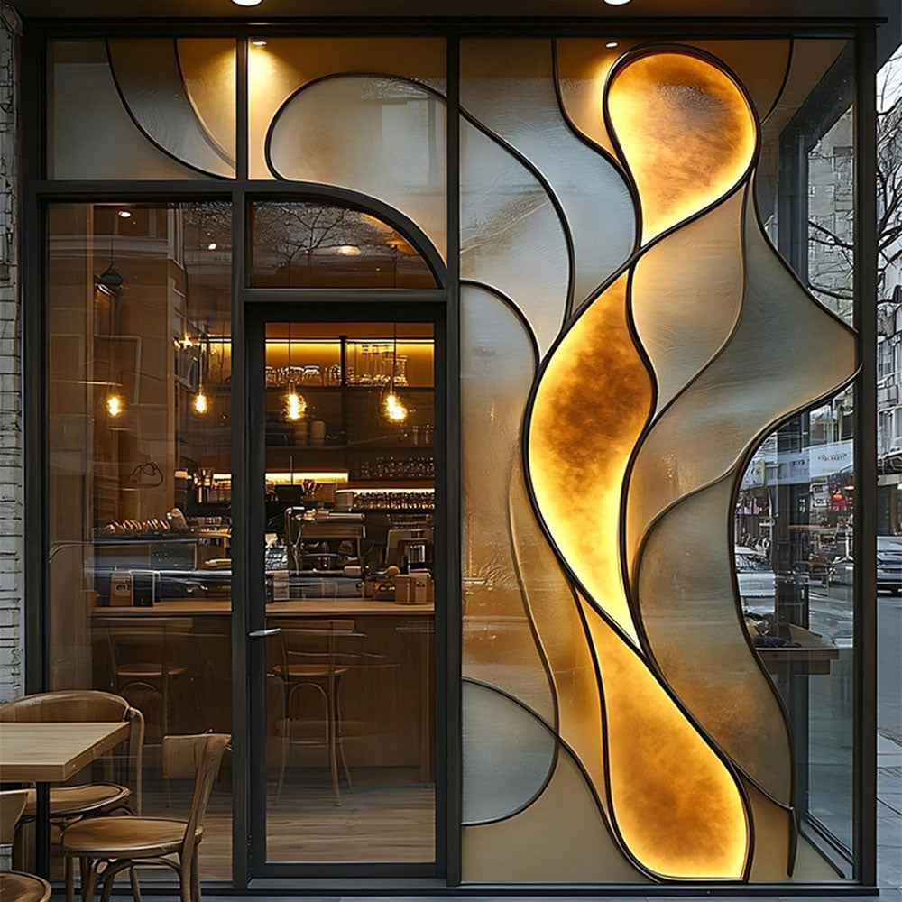 HUALIN Modern style hotel restaurant partition decorative screen dining area separation beautification