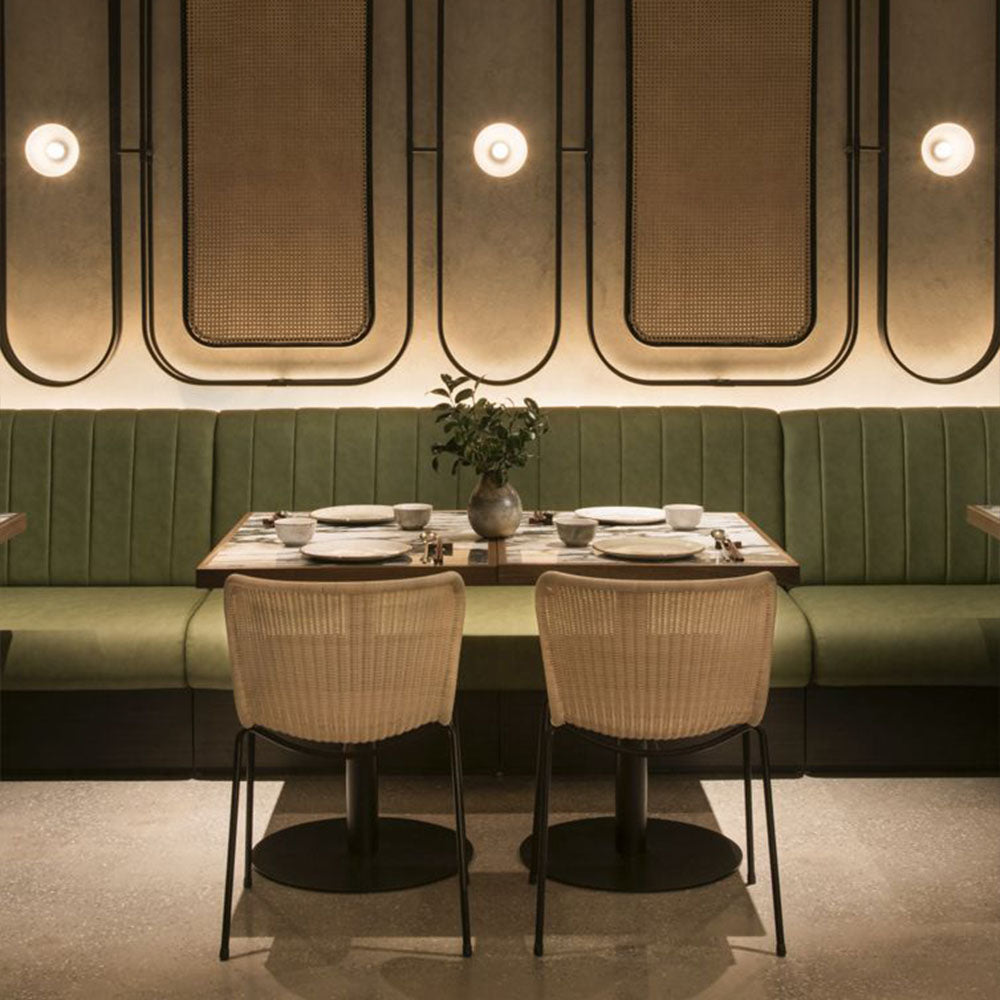 HUALIN Luxury restaurant hotel sofa booth customization