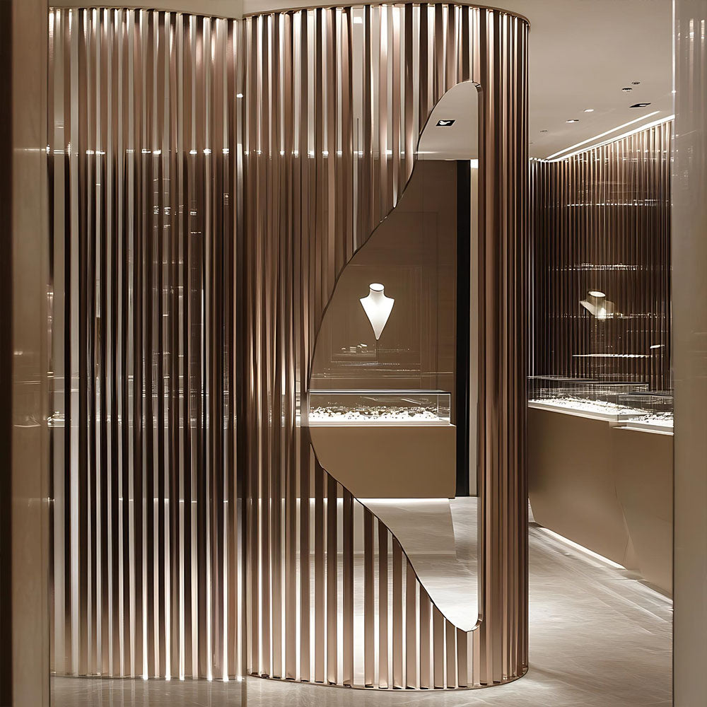 HUALIN Modern style hotel restaurant partition decorative screen dining area separation beautification