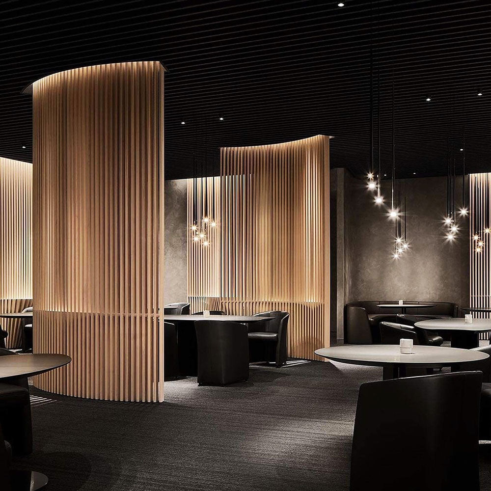 HUALIN Modern style hotel restaurant partition decorative screen dining area separation beautification