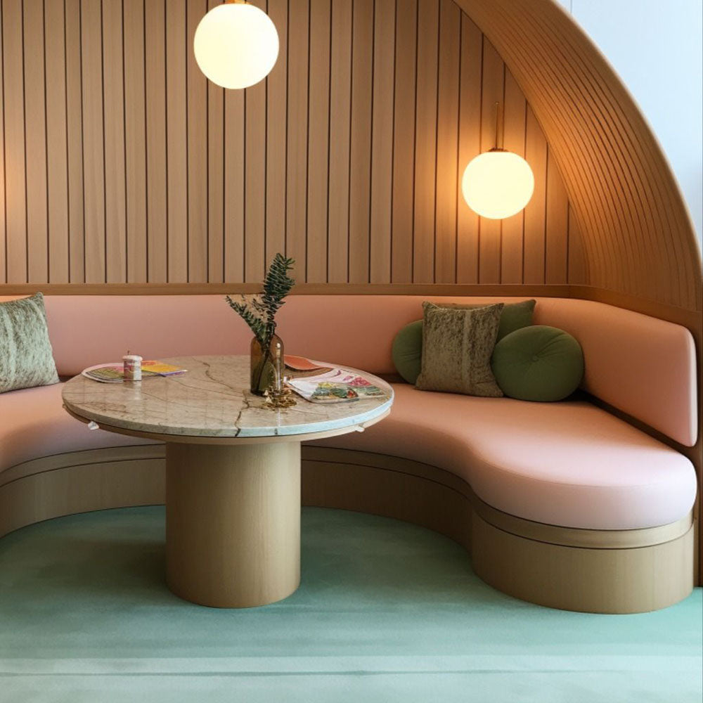 HUALIN Luxury restaurant hotel sofa booth customization