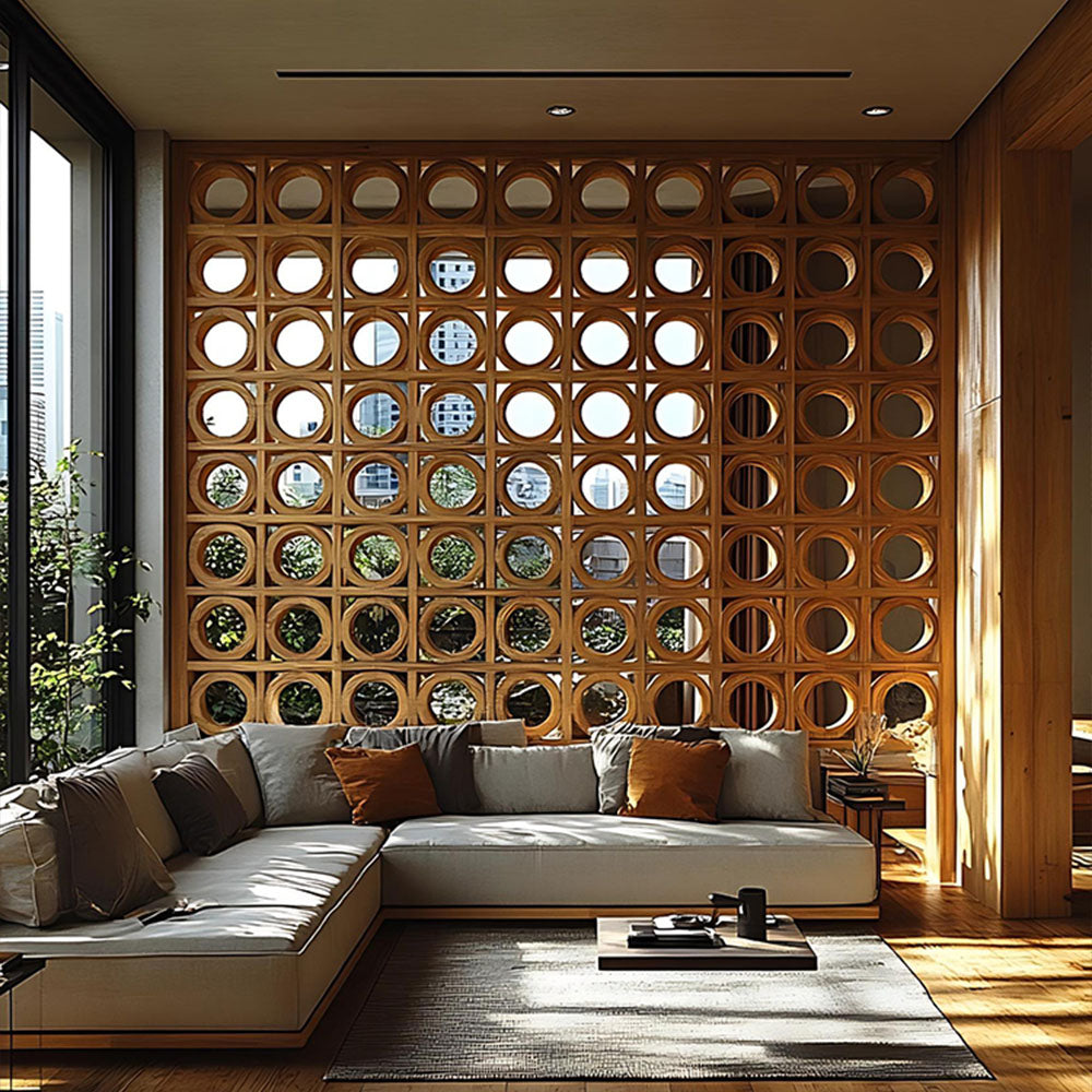 HUALIN Modern style hotel restaurant partition decorative screen dining area separation beautification