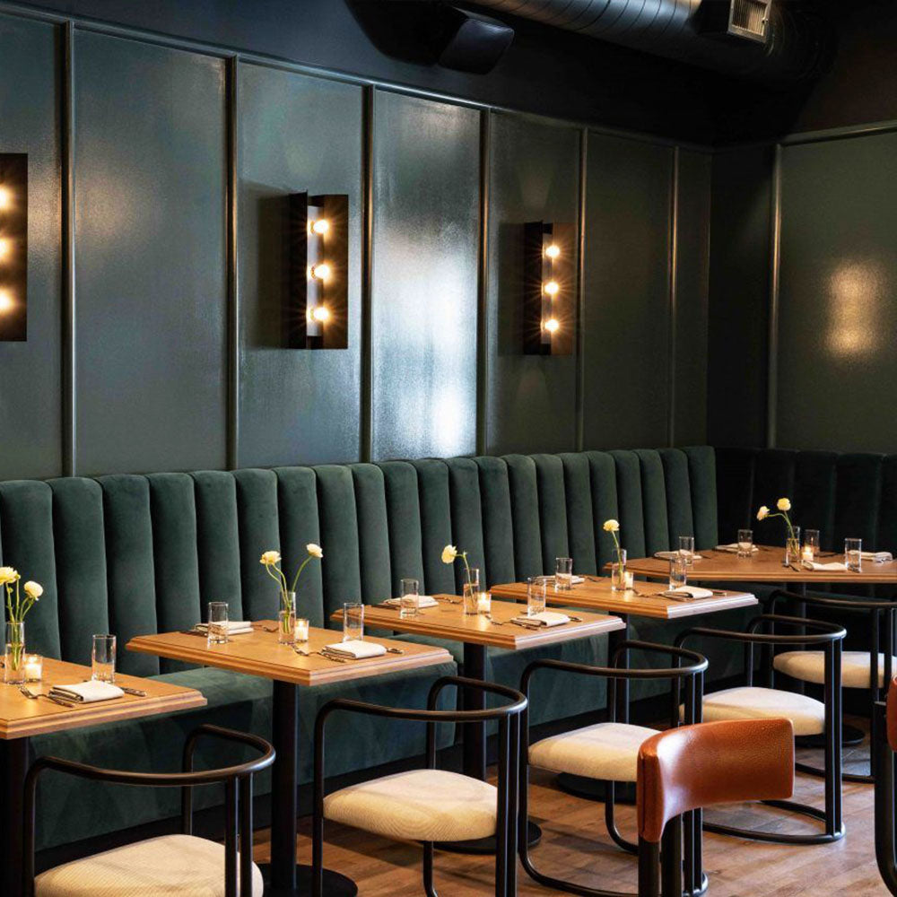 HUALIN Luxury restaurant hotel sofa booth customization