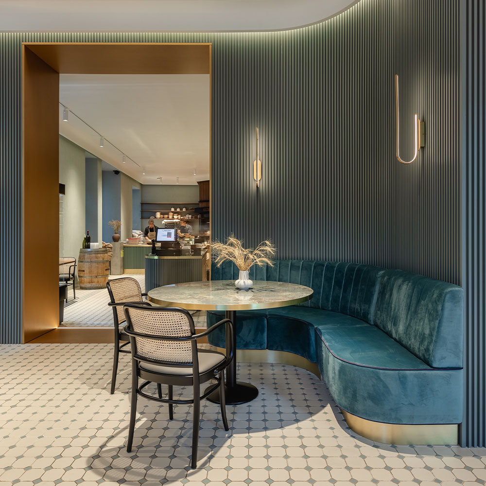 HUALIN Luxury restaurant hotel sofa booth customization
