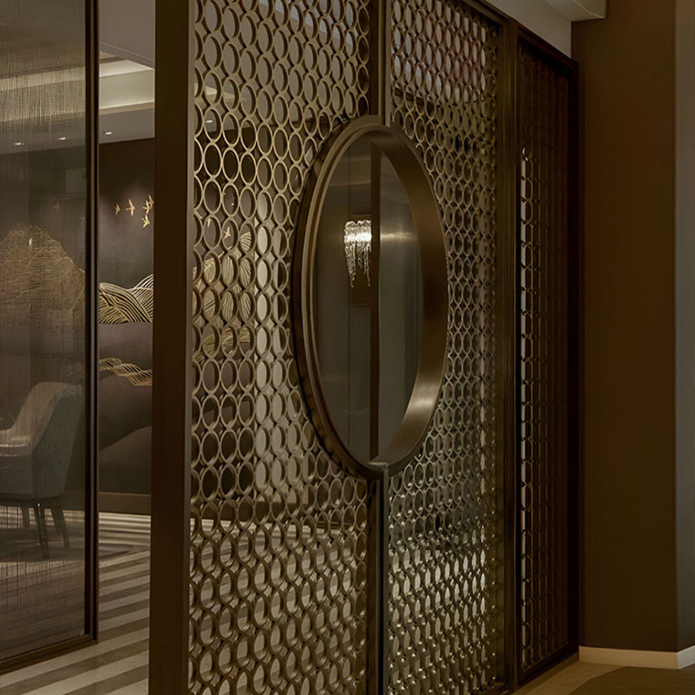 HUALIN Modern style hotel restaurant partition decorative screen dining area separation beautification