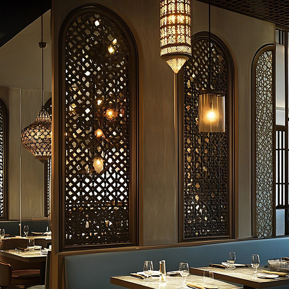 HUALIN Modern style hotel restaurant partition decorative screen dining area separation beautification