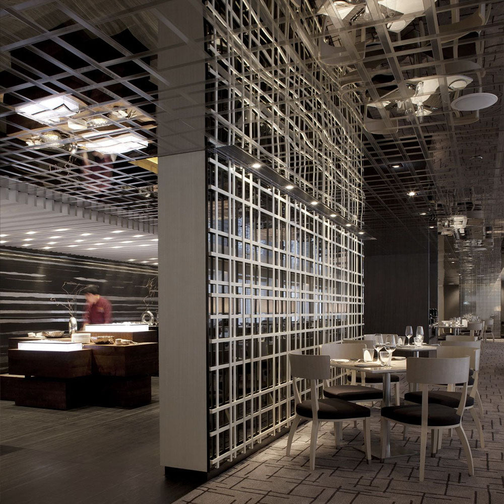 HUALIN Modern style hotel restaurant partition decorative screen dining area separation beautification